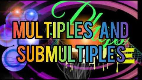 Plus 1 Physics chapter 01 Class 002 Multiples and Submultiples