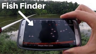 CATCHING FISH using your SMARTPHONE!!! (Deeper Pro+ Sonar)