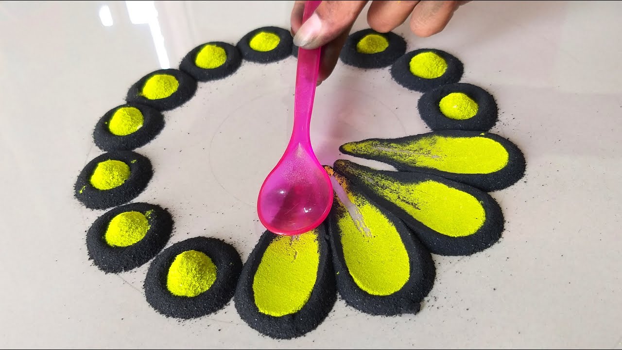 Top New Spoon Trick Diwali Rangoli सिर्फ 1 चम्मच से आप भी बना लोगे ...