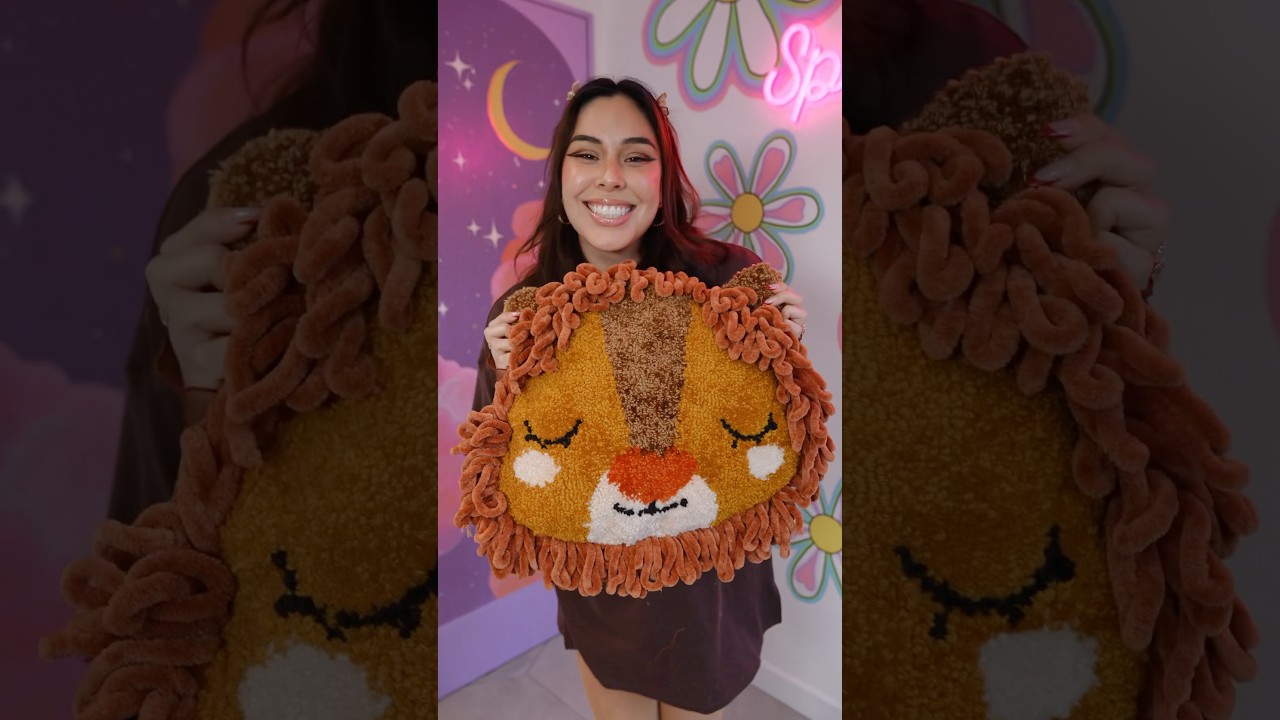 #ad Tufting a Pillow for Mufasa: The Lion King