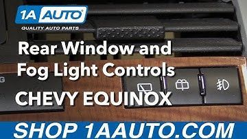 How to Replace Rear Window Controls 05-09 Chevy Equinox