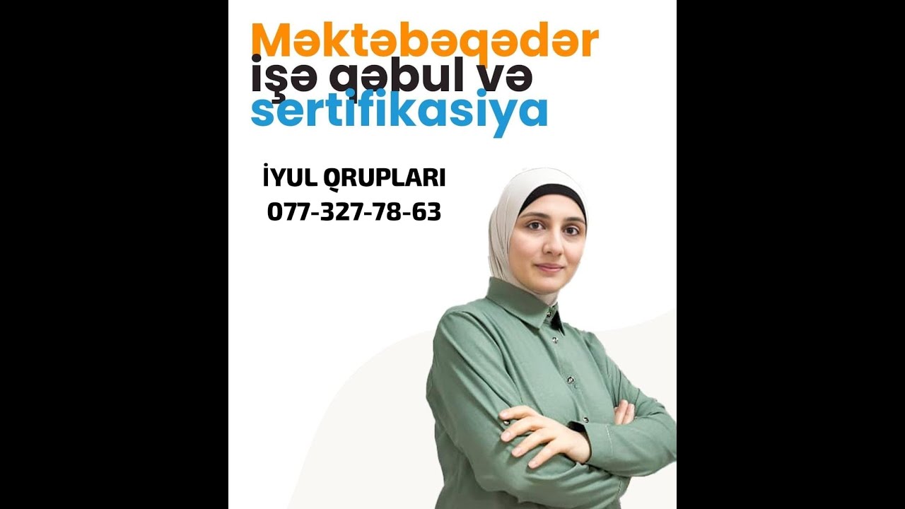İNKLUZİV TƏHSİL #CAHANHÜSEYNOVA #inkluzivtəhsil #bağçamiq #məktəbəqədər #sertifikasiya 077-327-78-63