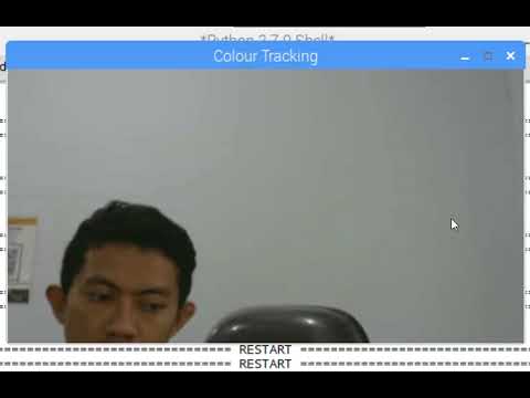 Colour Detection (Blue) With OpenCV, Phyton, and Raspberry Pi 3 B