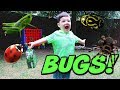 Caleb & Mommy Play Outside & Find REAL BUGS! Pretend Play with Insects!