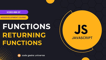 How to Create a Function that Returns a New Function in JavaScript 🚀 | Web Development Tutorial #86