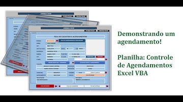 Controle de agendamento Excel VBA - demonstrando na prática um agendamento de cliente!