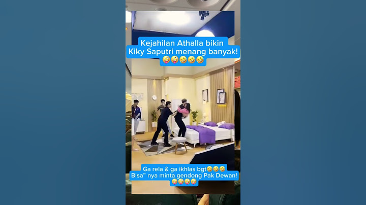 Kiky Saputri menang banyak di gendong Verrel!🔥🤣 #verrelbramasta #kikysaputri #athallanaufal