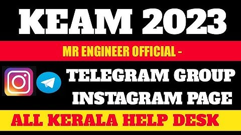 KEAM 2023 OPTION REGISTRATION MR ENGINEER
