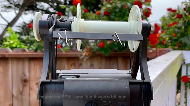 Using the EEW Nano spinning wheel with a Teflon washer for noise control
