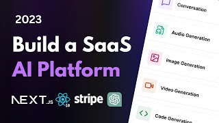 Build a SaaS AI Platform with Next.js 13, React, Tailwind, Prisma, Stripe | Full Tutorial 2023 screenshot 5