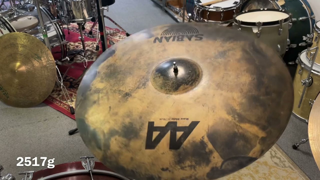 Sabian AA 22" Raw Ride Cymbal 2517g