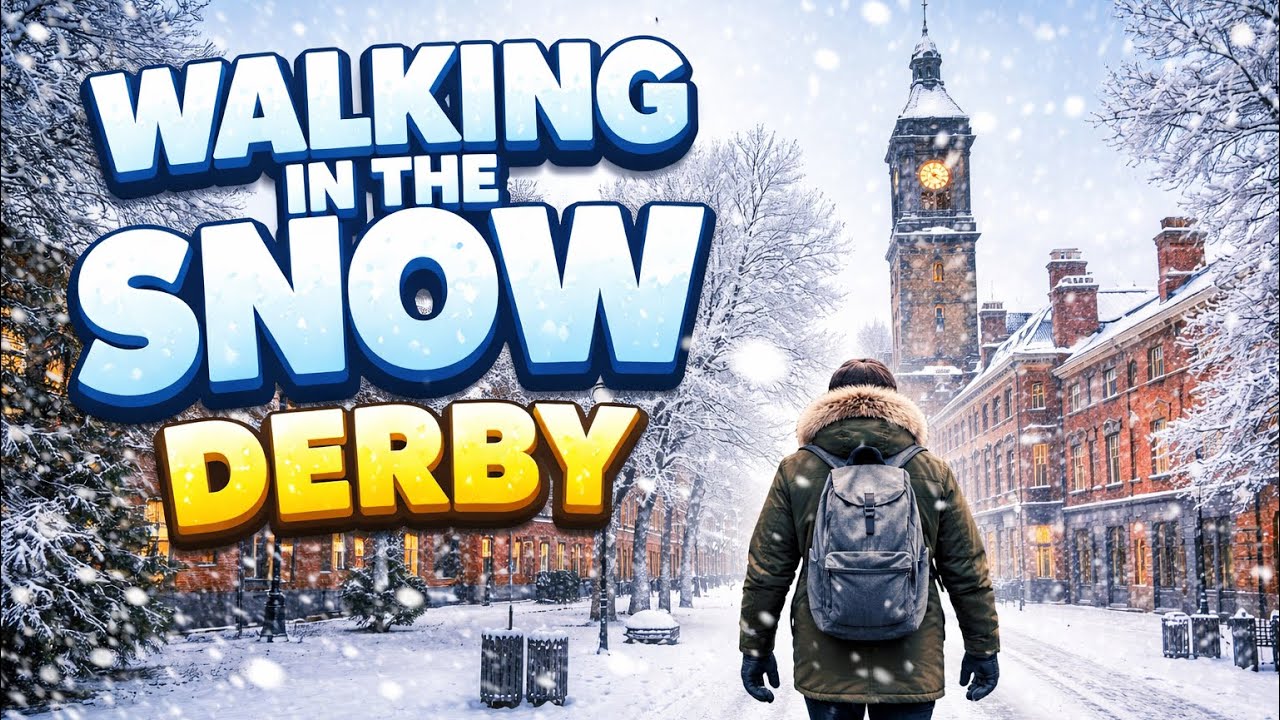 Неожиданный снегопад в Дерби!!! Приезжайте и убедитесь сами.
