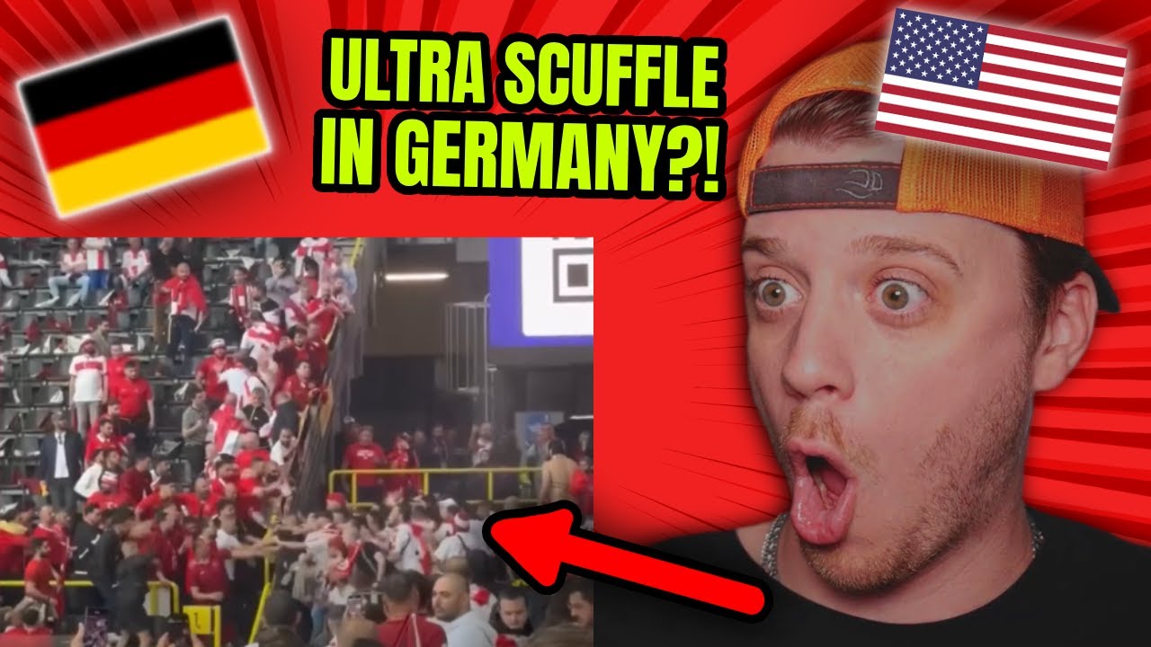 American Reacts to Football Ultra Brawl in Germany (Euro 2024)