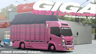 share || mod truk isuzu giga VAR RESTU BUMI S04 by muhklas peo terbaru $$$$$ || mod bussid terbaru  screenshot 5