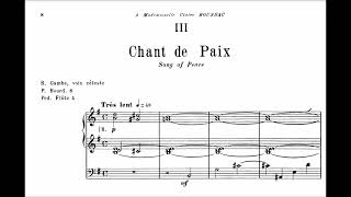 Jean Langlais - Chant de Paix (Song of Peace) - Score