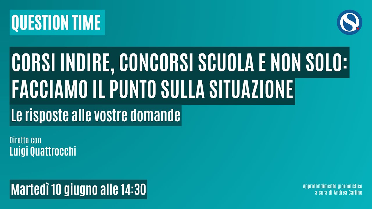 Corsi INDIRE, concorsi scuola e non solo: facciamo il punto sulla situazione