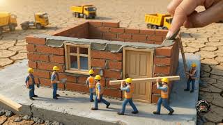 Miniature Luxury Villa Construction | Realistic DIY Timelapse @TinyBrickWorks9