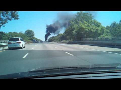 Check out this great video of this truck on fire on Route 78 at exit 24 in New Jersey. I drove right past this and filmed this on my phone. There were no fir...