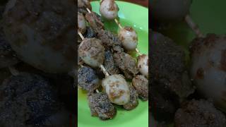 Sate kerang dan telur puyuh guys 😁