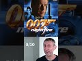 Ranking Every James Bond Game Shorts