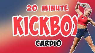 20 MINUTE CARDIO KICKBOXING | No Repeat Tabata Workout | Sweaty And Fun! 💦