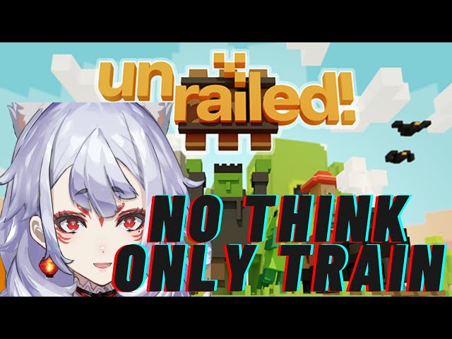 NO THINK - ONLY TRAIN! Mini Endurance stream?【 Unrailed! SOLO 】【NIJISANJI EN | Nina Kosaka】のサムネイル