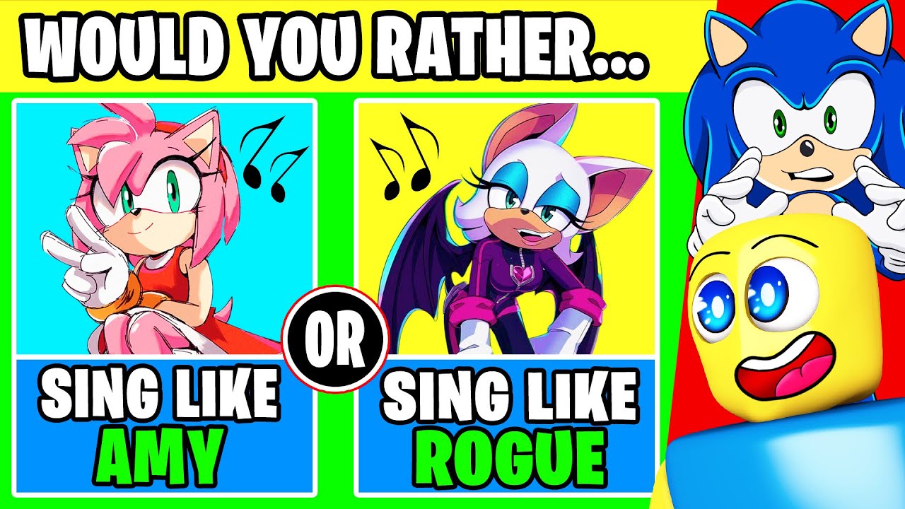 Sonic Plays Would You Rather? (SONIC EDITION)