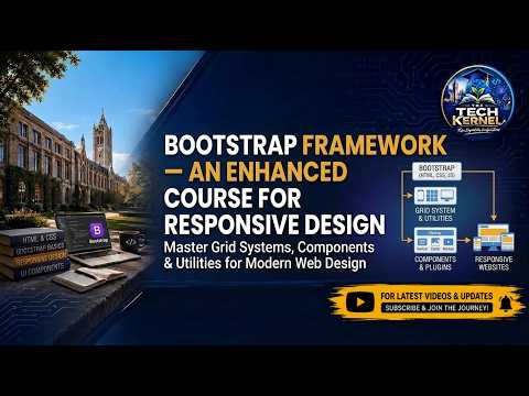 Bootstrap Framework Tutorial for Beginners | A Course for Responsive Design | The Tech Kernel