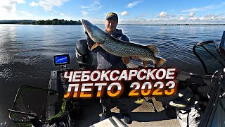 Чебоксарское водохранилище летом 2023