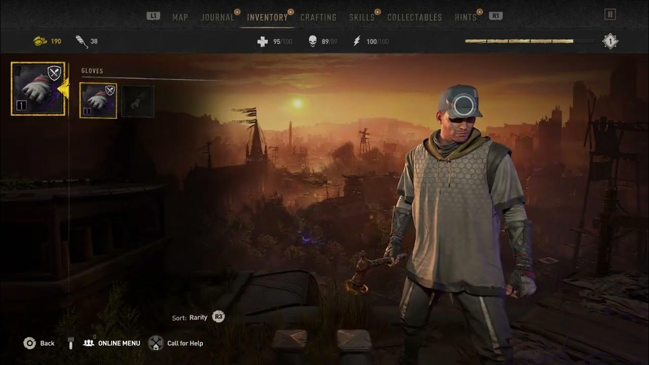 Dying Light 2 Use Throwing Knives on a Peacekeeper and Loot Solid