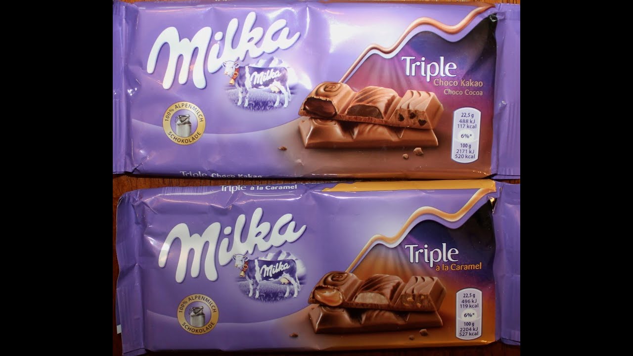 Milka Triple Choco Cocoa A La Caramel Review Youtube