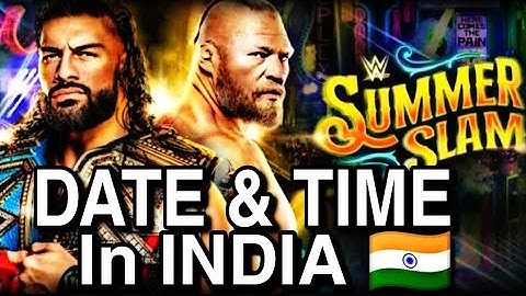 What time does summerslam start tonight