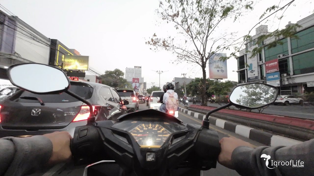 Solo Riding Vlog! Suasana Sore Lewat Pasar Peterongan Kota Semarang ketika Jam Pulang Kerja