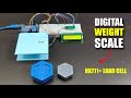 Arduino Digital Weight Scale using Load Cell with HX711 Amplifier|| Load Cell With Arduino|| Arduino