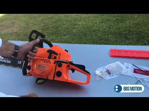 Tutorial como armar una motosierra BBS Motion 52 cc - YouTube