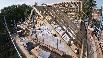 This is how to Build a Roof! - Hertfordshire UK HD TIMELAPSE VIDEO