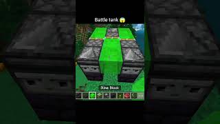 Battle tank in Minecraft 😱 #Viral #minecraft #shorts #shortvideo