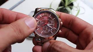 MINI FOCUS MF0087G une montre chrono ⏱ chinoise tout métal à 16€!!