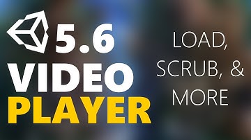 Unity3D 5.6 Video Player Load, Scrub, Loop, Play & More