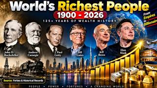 World’s Richest People (1900–2026) | Rockefeller to Elon Musk Update