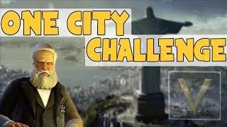 Civ 5 One City Culture Challenge || Brazil, Hard Difficulty, Quick, No Restarts!