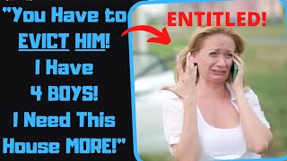 r\/EntitledPeople - Crying Karen Demands Landlord EVICT ME! She Wants MY HOME!