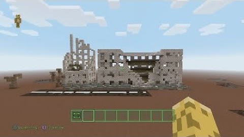 Minecraft post-apocalyptic build(time lapse)  - ep 2