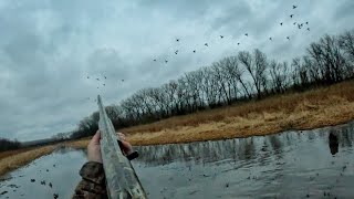EPIC TINY Creek Duck Hunt!! (20 minute limit) - Duck Hunting 2022