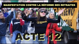 IMMERSION - MANIFESTATION CONTRE LA RÉFORME DES RETRAITES - PARIS 13 AVRIL 2023