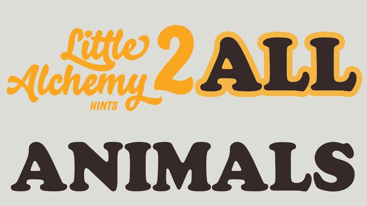 All 102 ANIMALS in Little Alchemy 2: How to Make All Animals