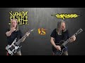 Napalm Death VS Carcass (Grindcore / Death Metal Guitar Riffs Battle)