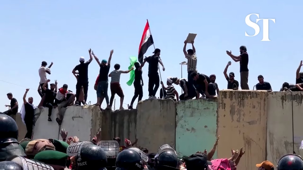 Supporters of Iraqi cleric Sadr storm Baghdad's Green Zone again