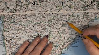 ASMR ~ Chhattisgargh, India History & Geography ~ Soft Spoken Map Tracing Google Earth screenshot 4
