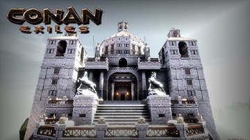Conan Exiles - Argossean Palace with Watchtowers (Reverse Build)